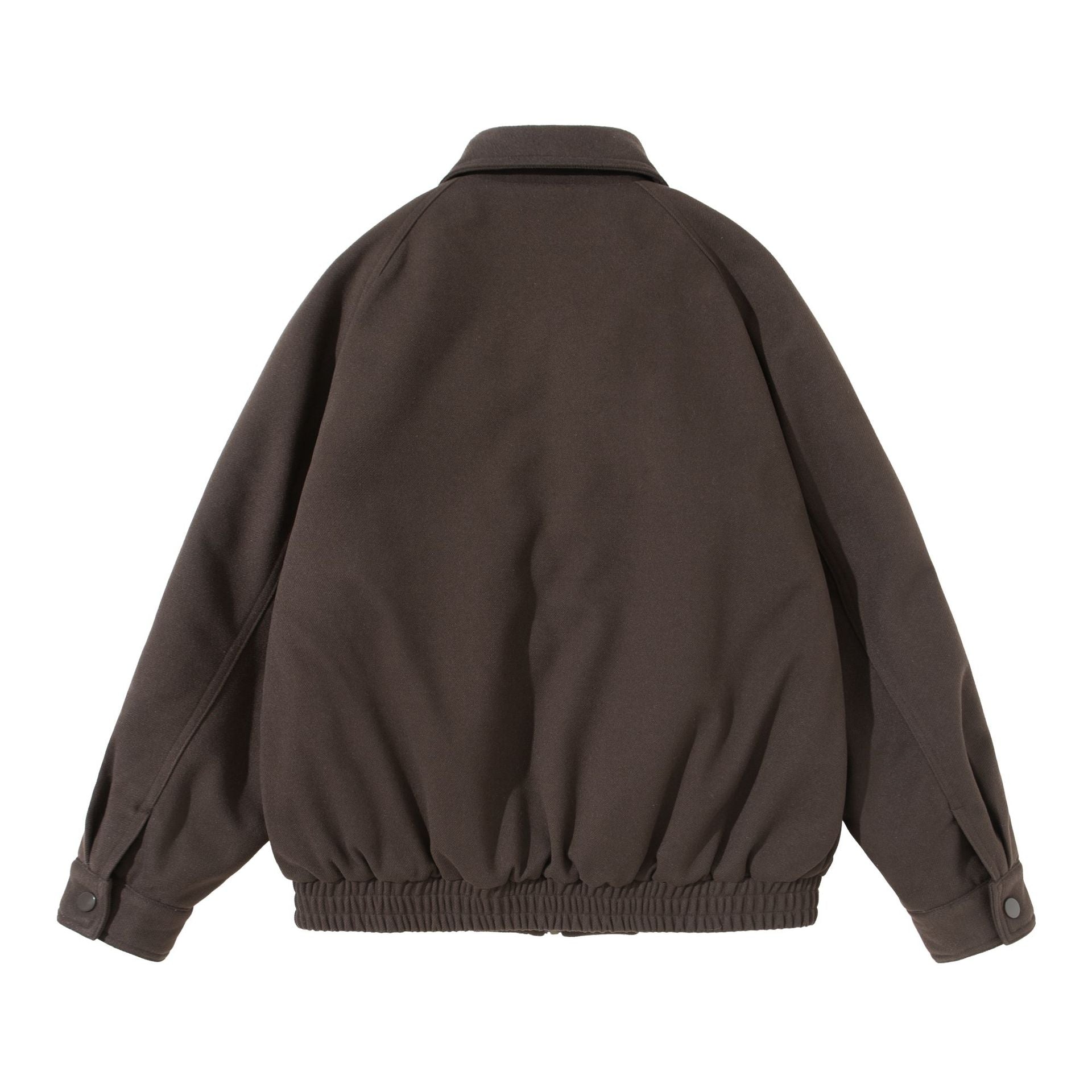 Unisex Boxy Blouson with overlapping front yoke and elastic hem Chichicherry