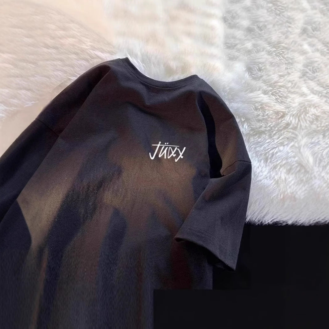 Unisex Casual Oversized T-Shirt with Creative Print Chichicherry