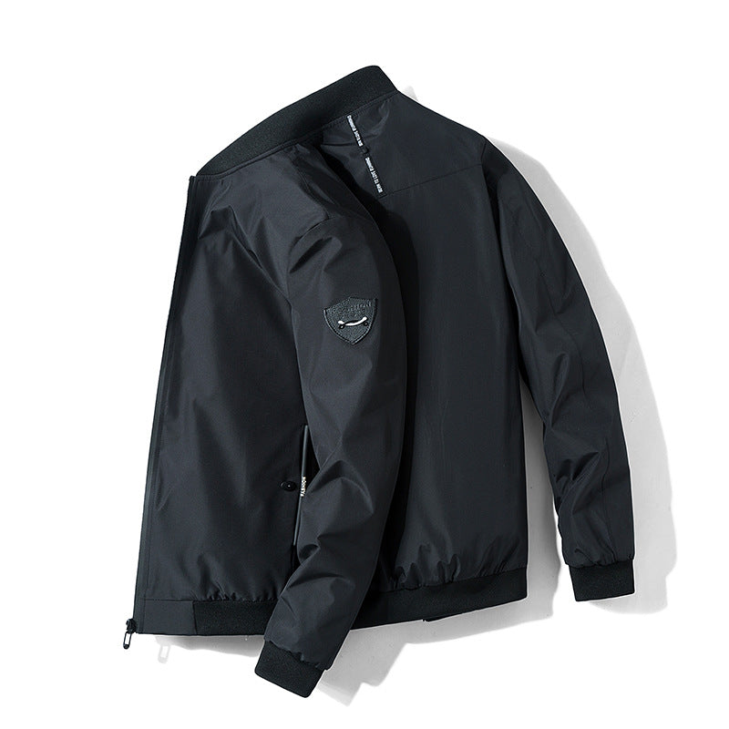Men's Urban Microfiber Bomber with water-repellent membrane and concealed front zip Chichicherry