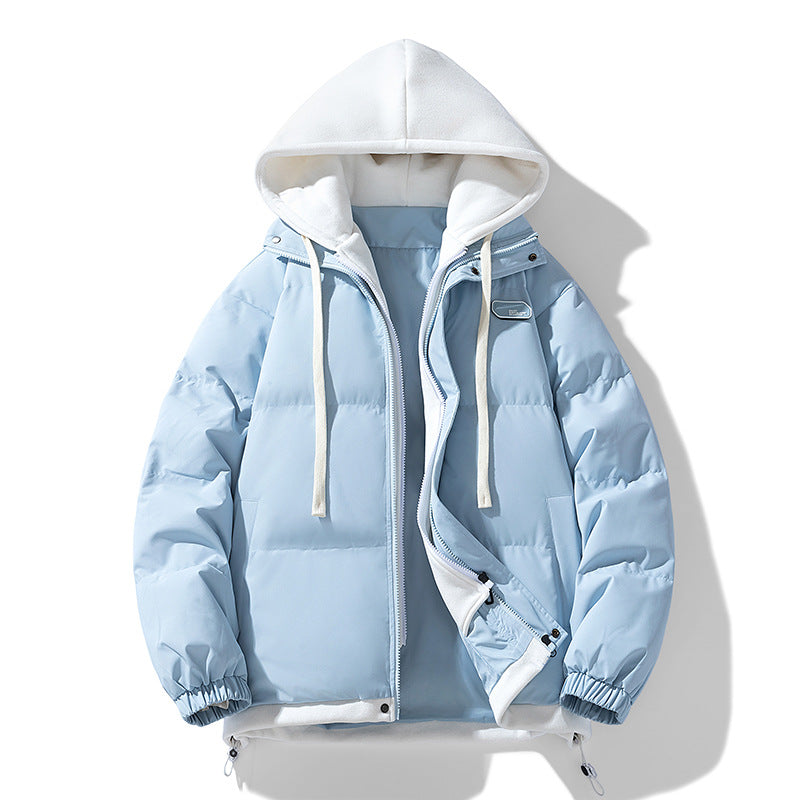Women's quilted hooded jacket with soft teddy fleece lining, adjustable hem, and elastic cuffs Chichicherry