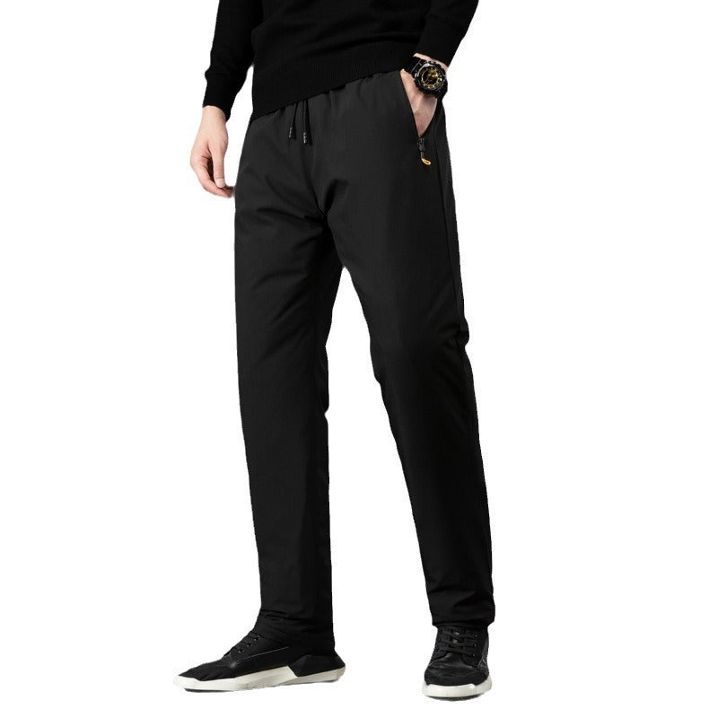 Men's Technical Jogging Pants with High Comfort Waistband, Tapered Cut and Stretch Fabric Chichicherry
