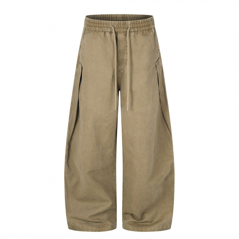 Unisex Wide Cut Lounge Pants with Drawstring and Extra Wide Leg Chichicherry