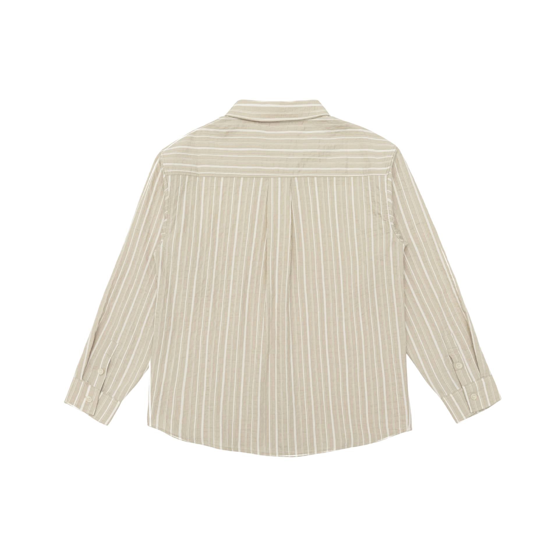 Men's Striped Shirt in Relaxed Fit with Chest Pocket Chichicherry