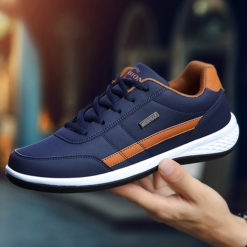 Men's Elegant City-Comfort Sneakers with Ergonomic EVA Footbed and Padded Ankle Collar Chichicherry