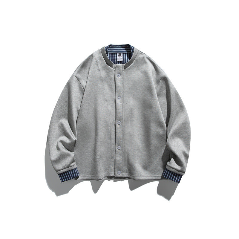 Men's two-layer transitional jacket with integrated shirt insert Chichicherry