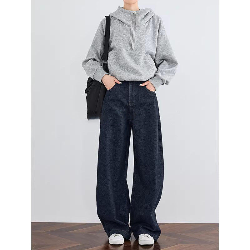 Ladies Wide Cut Jeans Trousers Chichicherry