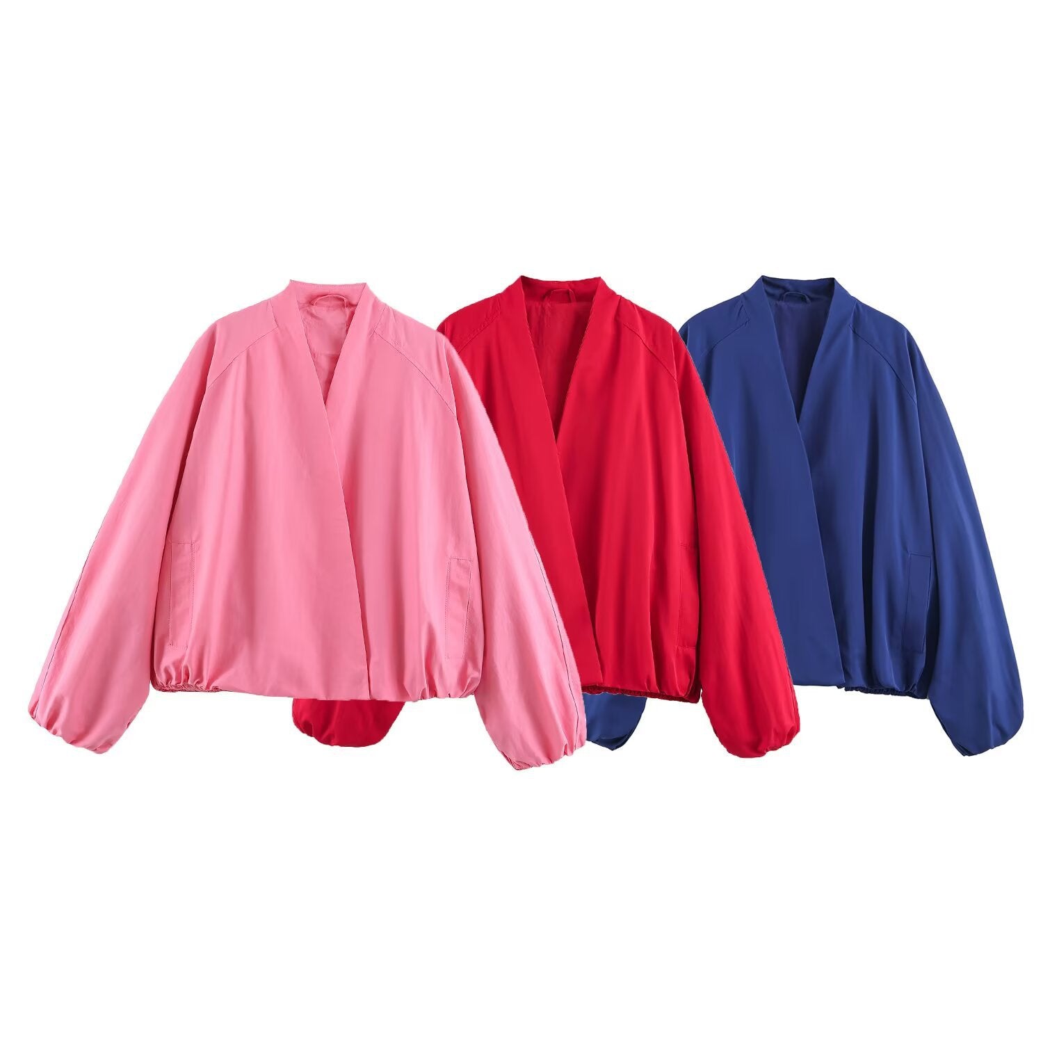 Women's lightweight kimono blouse with flowing balloon sleeves Chichicherry