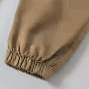 Men's Technical Cargo Pants in Jogger Style with Elastic Waistband, Zipper Utility Pocket & Cuffs Chichicherry