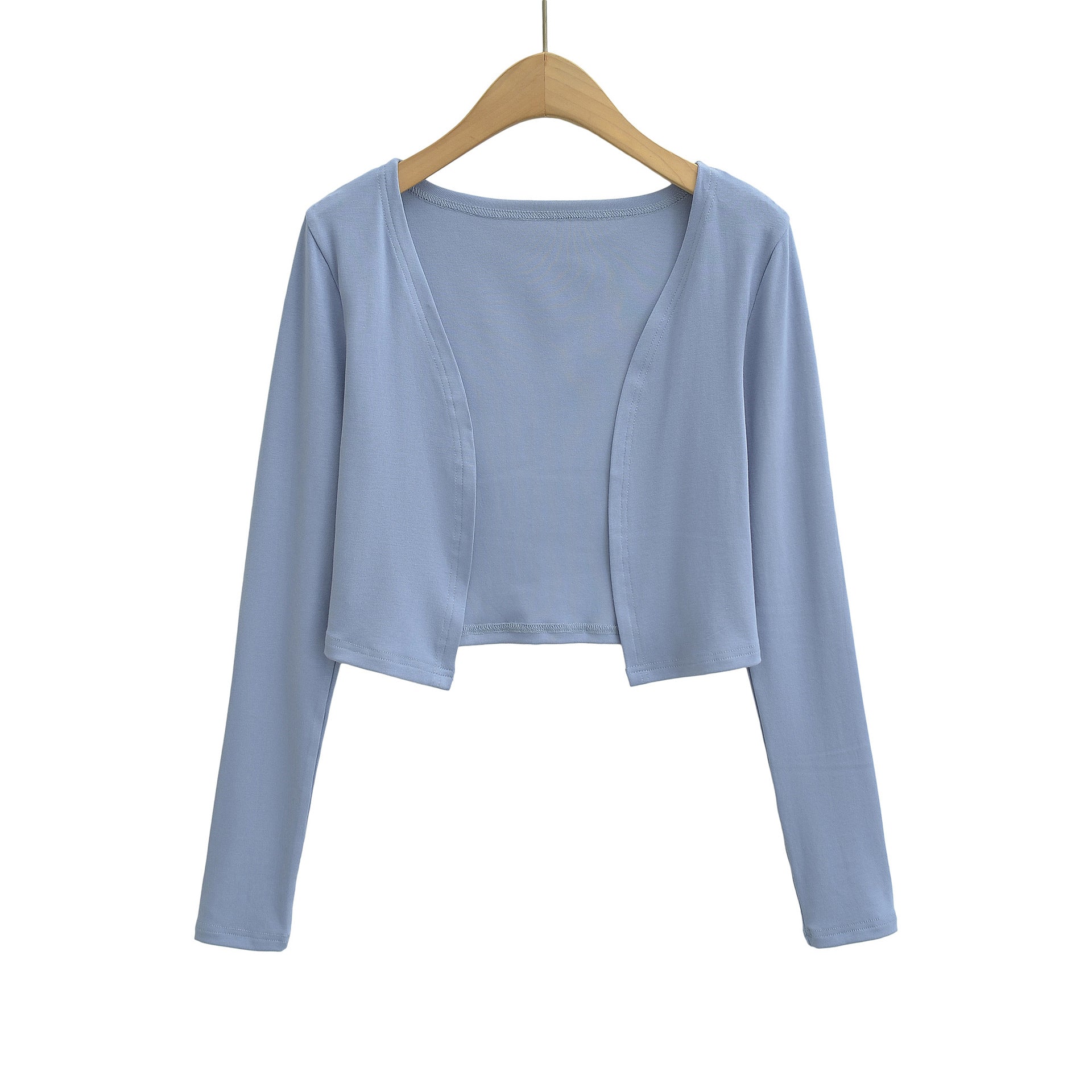Ladies Figured Close-Fitting Midi Dress with Integrated Bolero and Stand-Up Collar Chichicherry