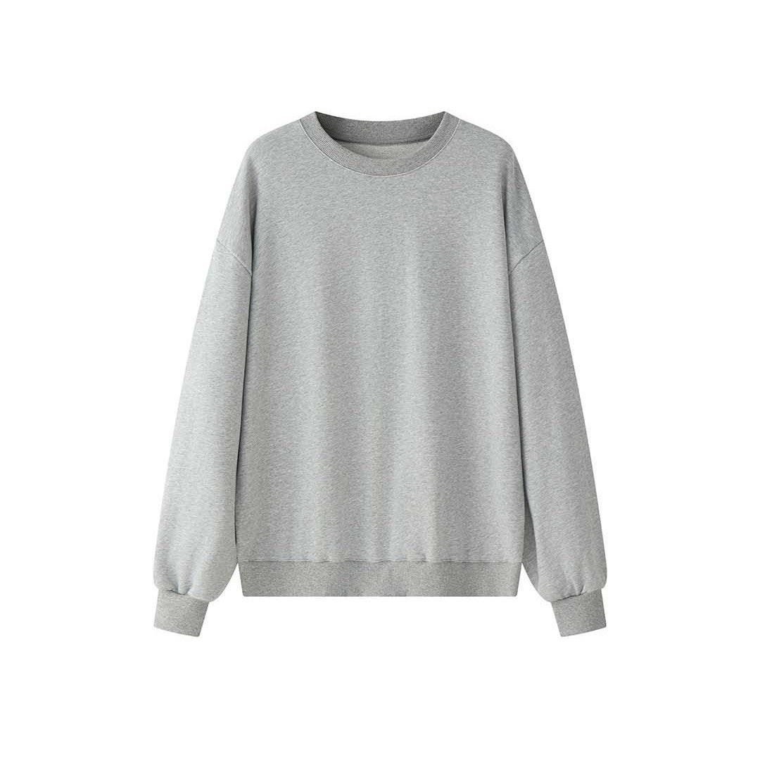 Women's Casual Oversized Sweatshirt with an extra wide cut, dropped shoulder and reinforced round neck Chichicherry