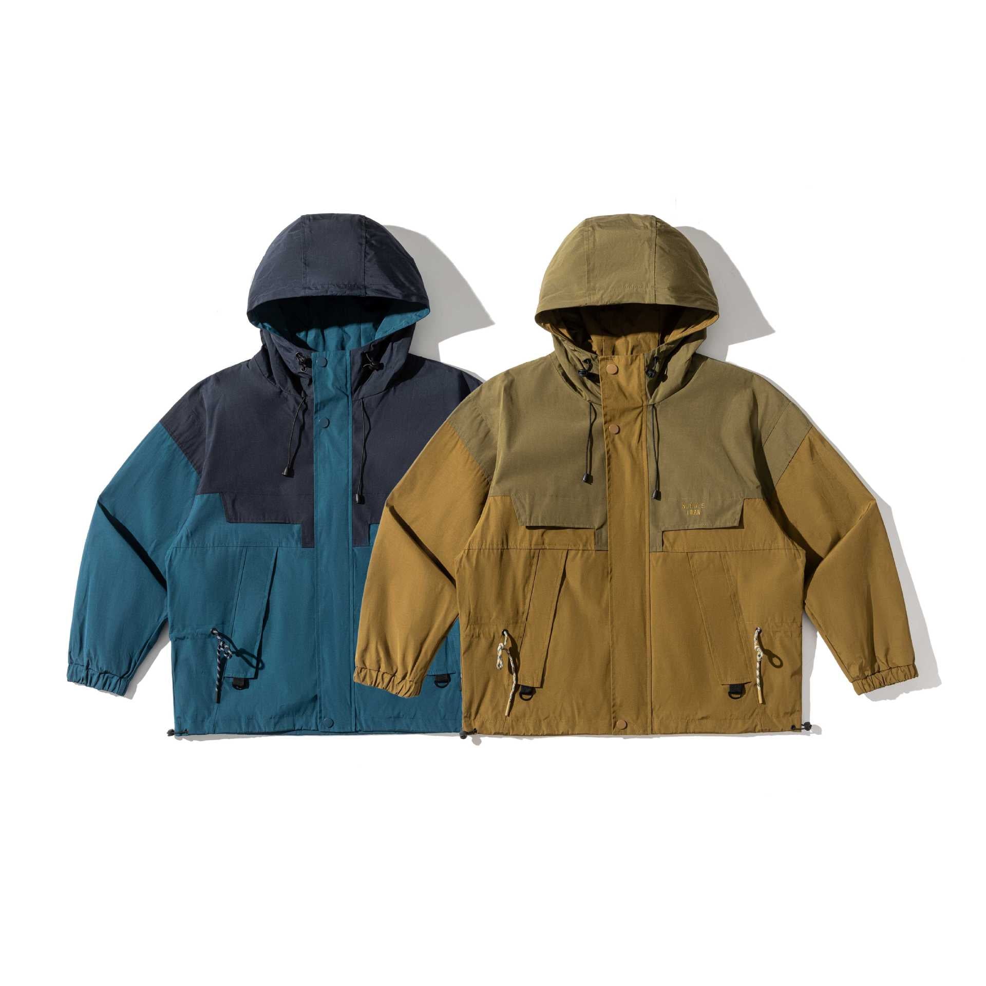 Unisex Functional Field Parka with Hood, Drawstring and Utility Pockets Chichicherry