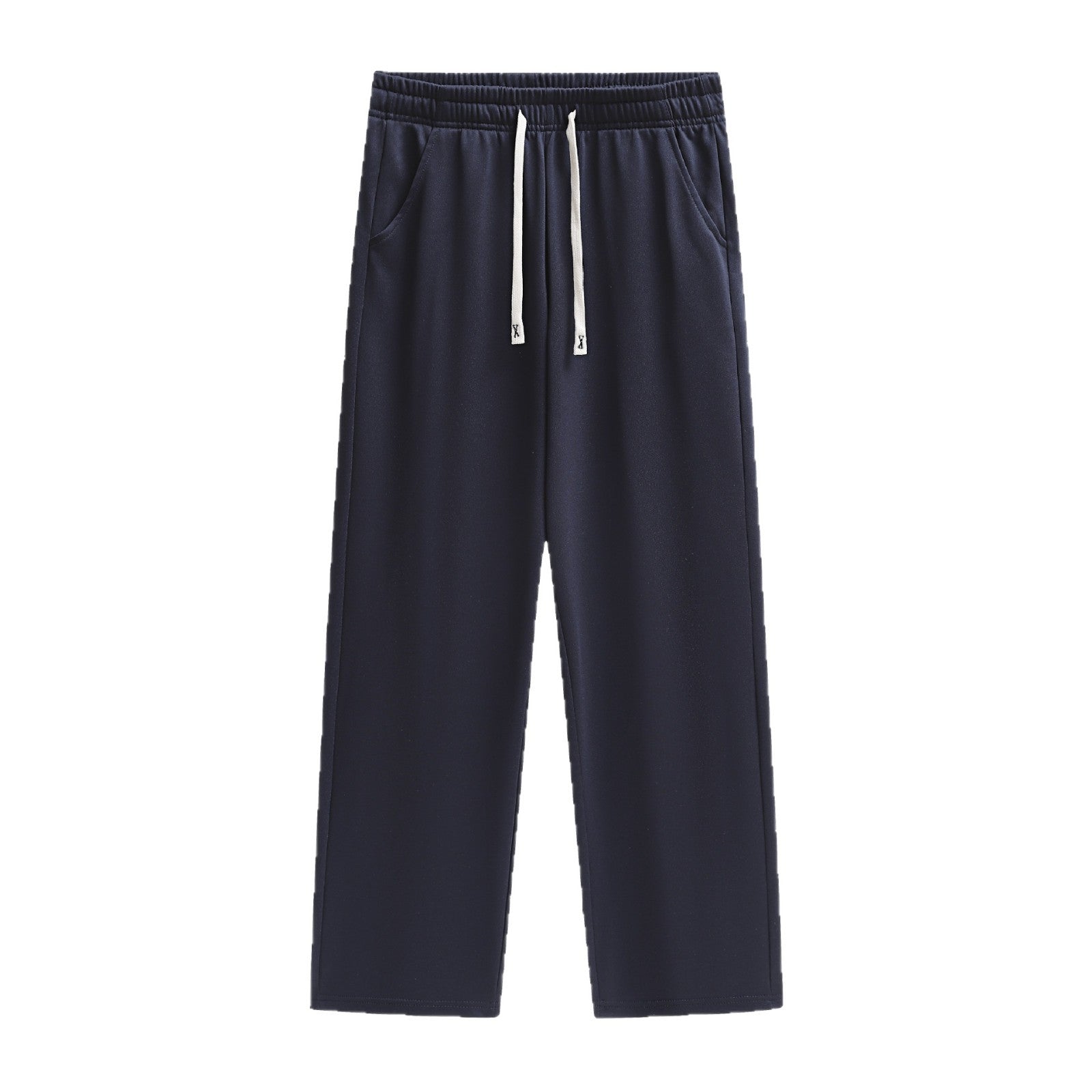 Men's Relaxed-Fit French-Terry Lounge Pants with High Comfort Waistband and Straight Leg Chichicherry