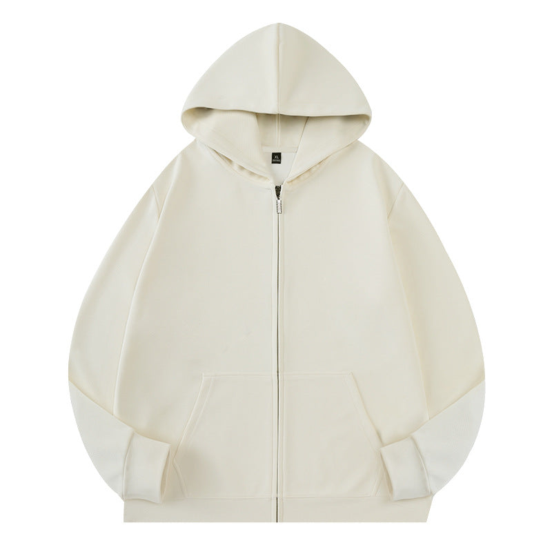 Unisex Oversize Hooded Zip Jacket made of French Terry with concealed seam construction Chichicherry