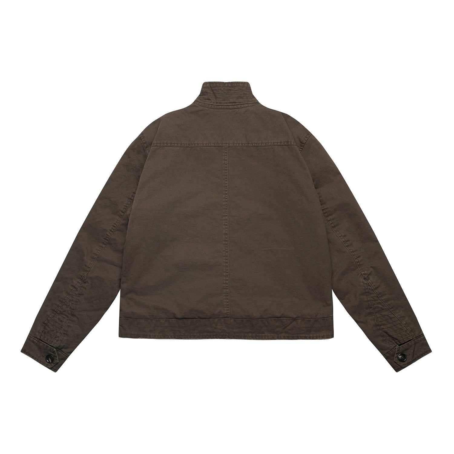 Men's short jacket in field blouson style with soft teddy lining and stand-up collar Chichicherry
