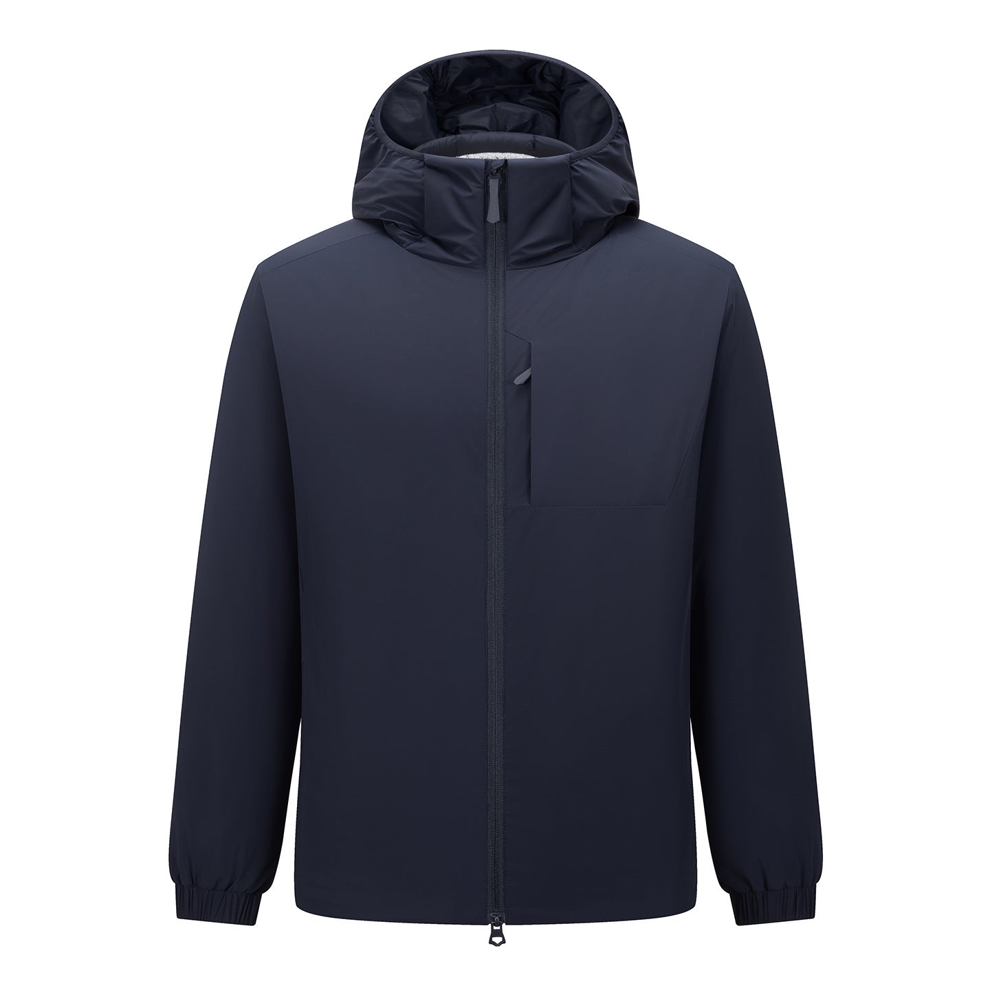 Men's hooded softshell jacket with two-way zipper, water-repellent membrane, and chest pocket Chichicherry