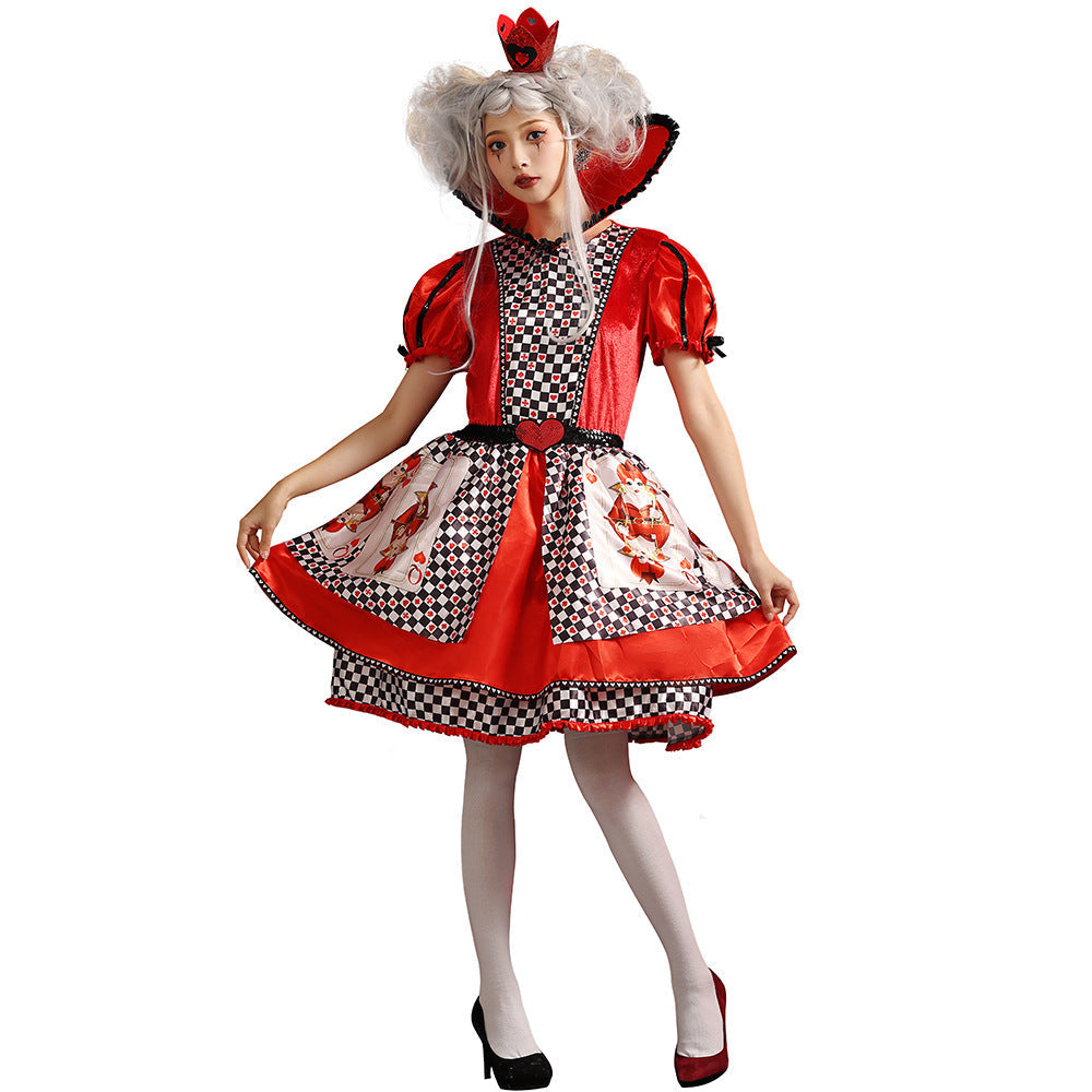 Girls Princess Costume in Playing Card Design Chichicherry