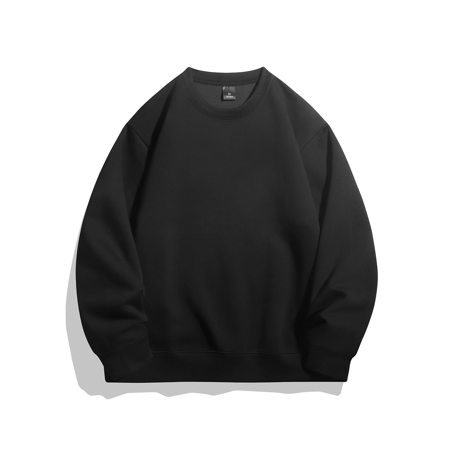 Men's Oversized Crew Neck Sweatshirt with Deep Fit, Raglan Sleeves, and Ribbed Cuffs Chichicherry