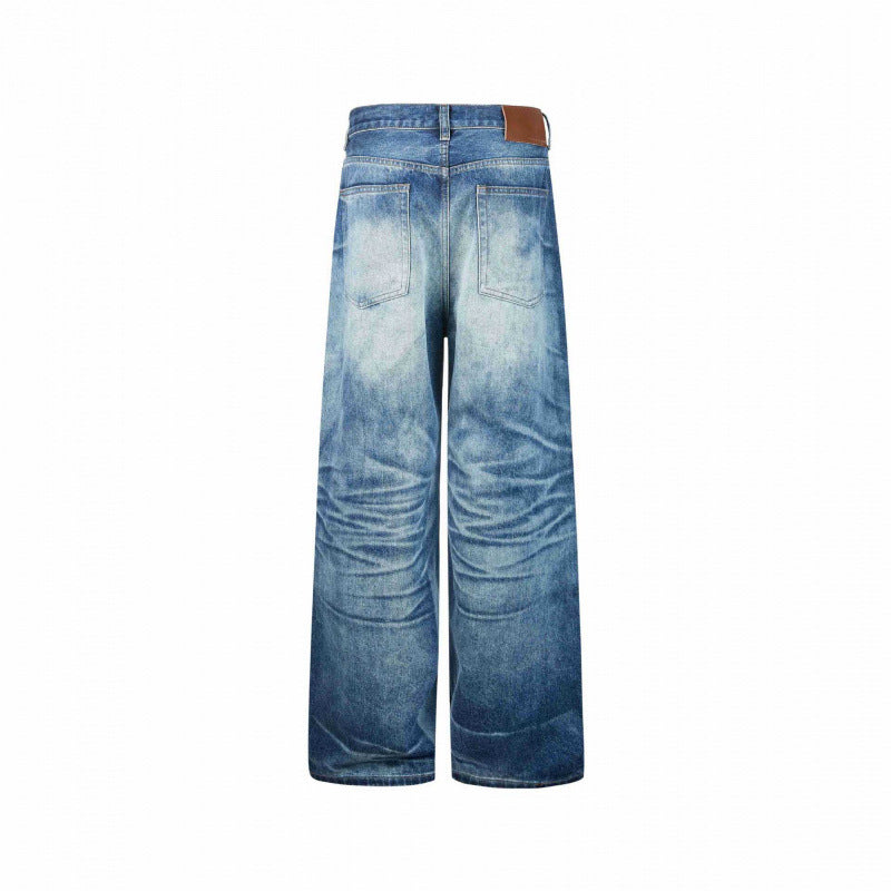 Women's high-waisted culotte jeans with wide leg and frayed details Chichicherry