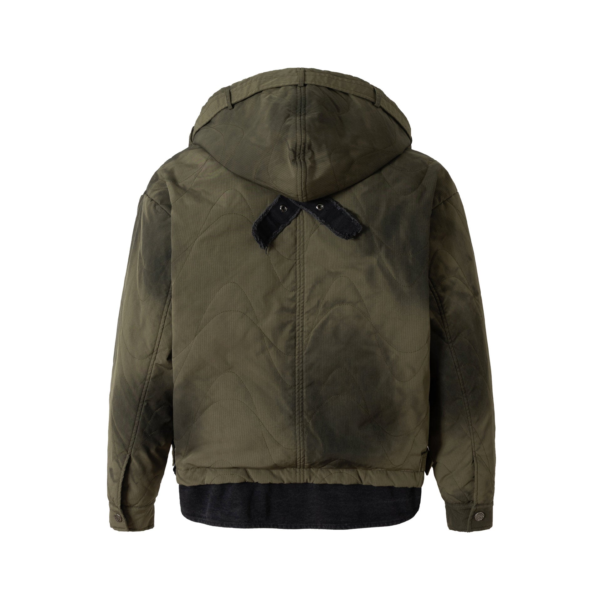 Men's Short Field Parka with modular inner lining, hood, and cargo pockets Chichicherry