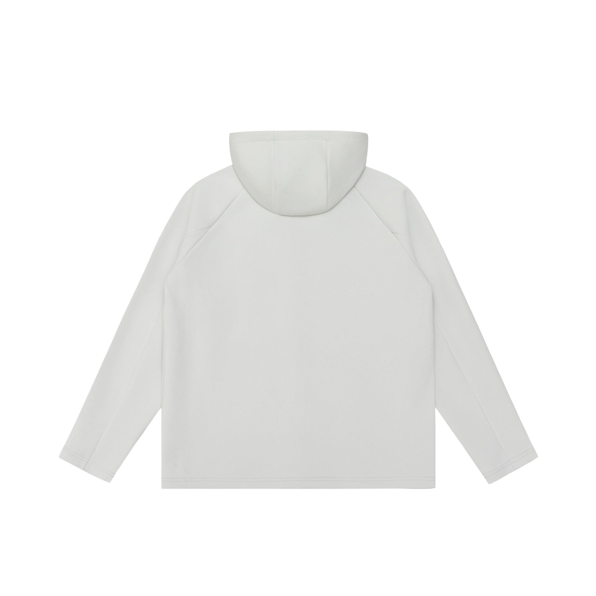 Unisex Minimalist Hoodie Zip Jacket made of Softshell Fleece with Raglan Sleeves and Water-Repellent Zipper Pockets Chichicherry