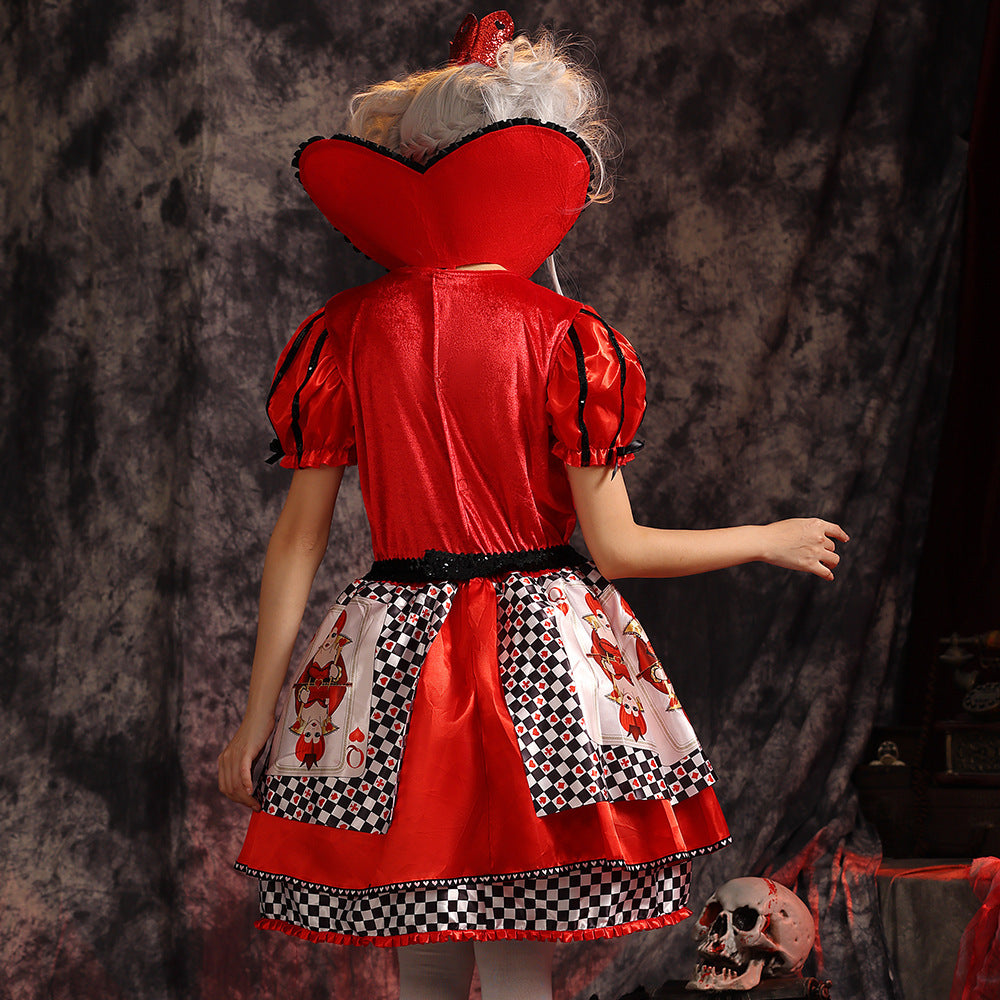 Girls Princess Costume in Playing Card Design Chichicherry