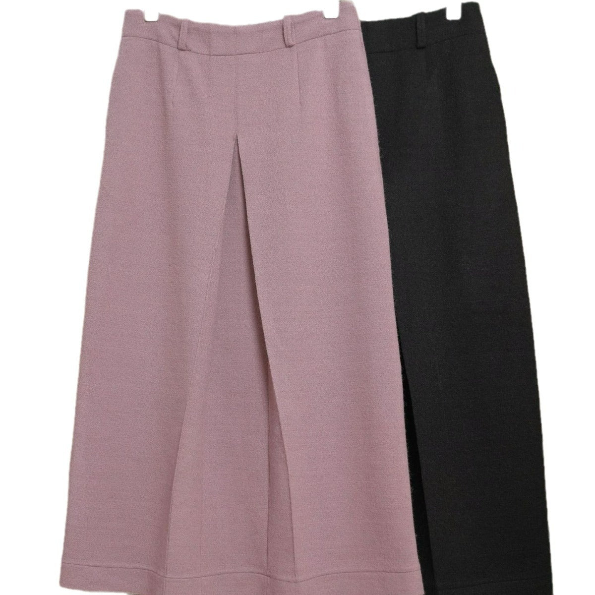 Women's midi skirt with high waist and central pleat Chichicherry