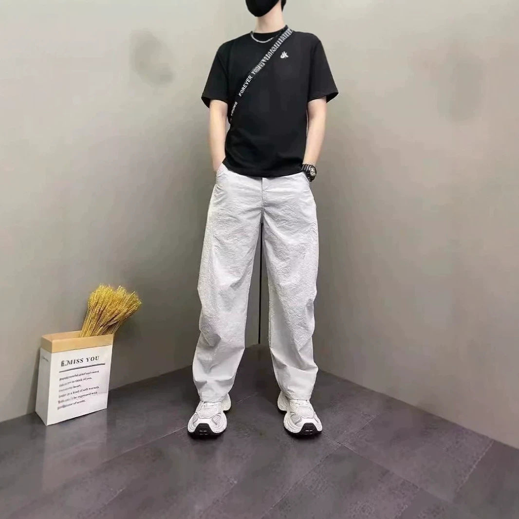 Men's Wide-Cut Cargo Pants Chichicherry 1787981838