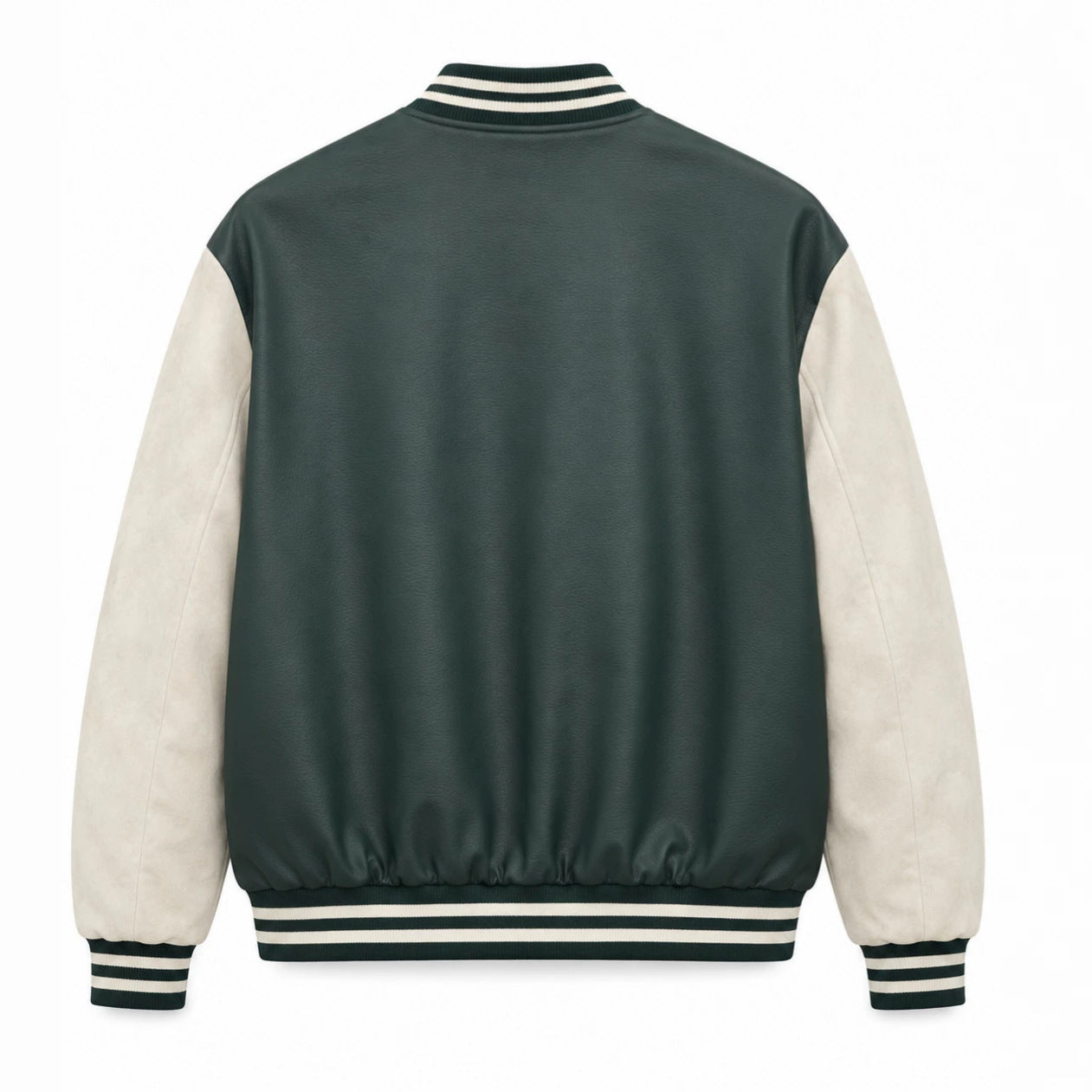 Men's varsity bomber jacket in letterman style with chenille applications Chichicherry