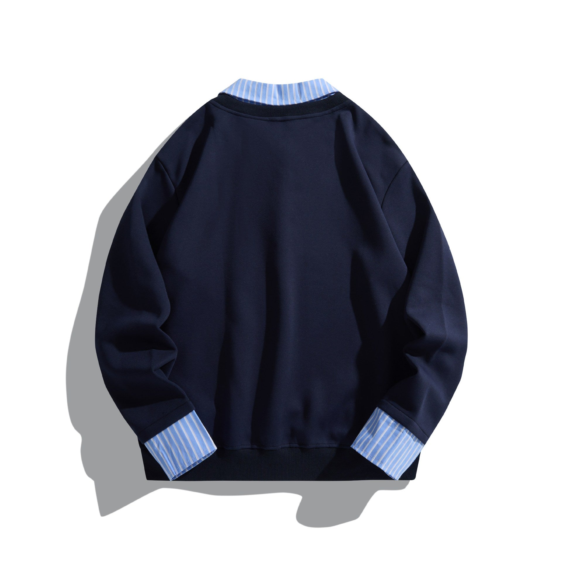 Unisex Oversize Layering Sweater with integrated shirt collar Chichicherry