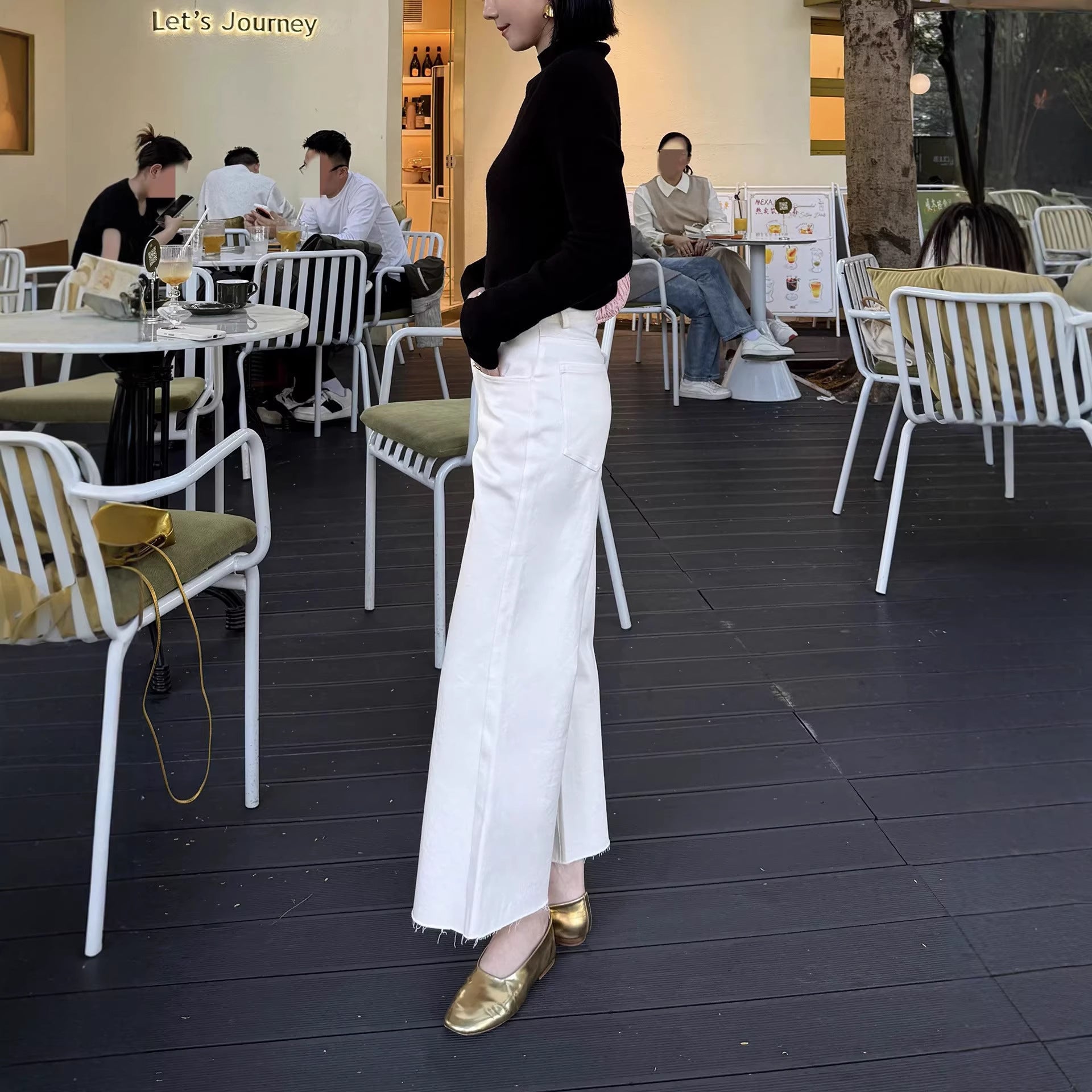 Women's Elegant and Comfortable High-Waisted Pants Drune