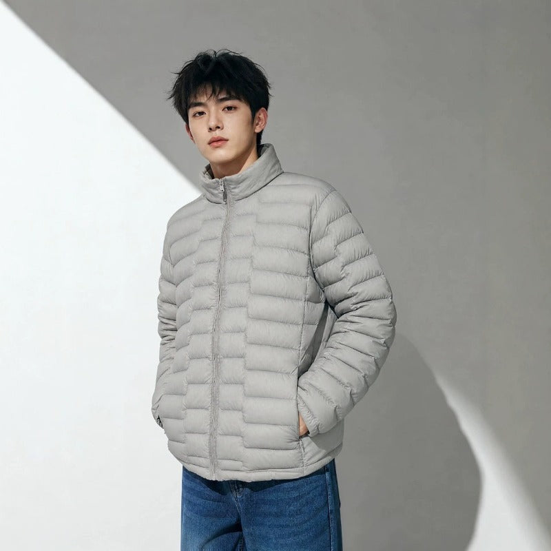 Men's Lightweight Padded Jacket with Down Look Chichicherry