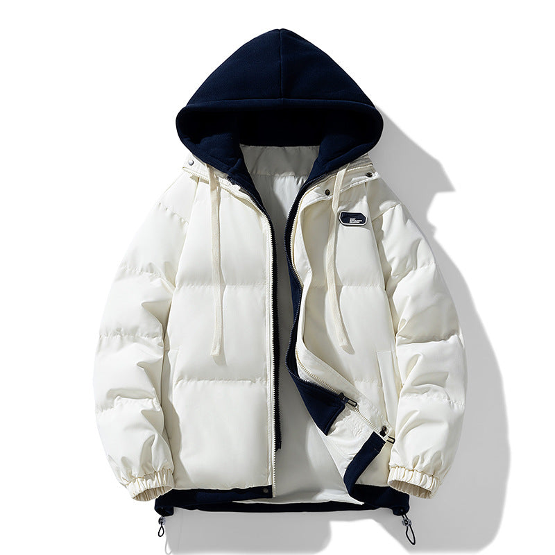 Women's quilted hooded jacket with soft teddy fleece lining, adjustable hem, and elastic cuffs Chichicherry