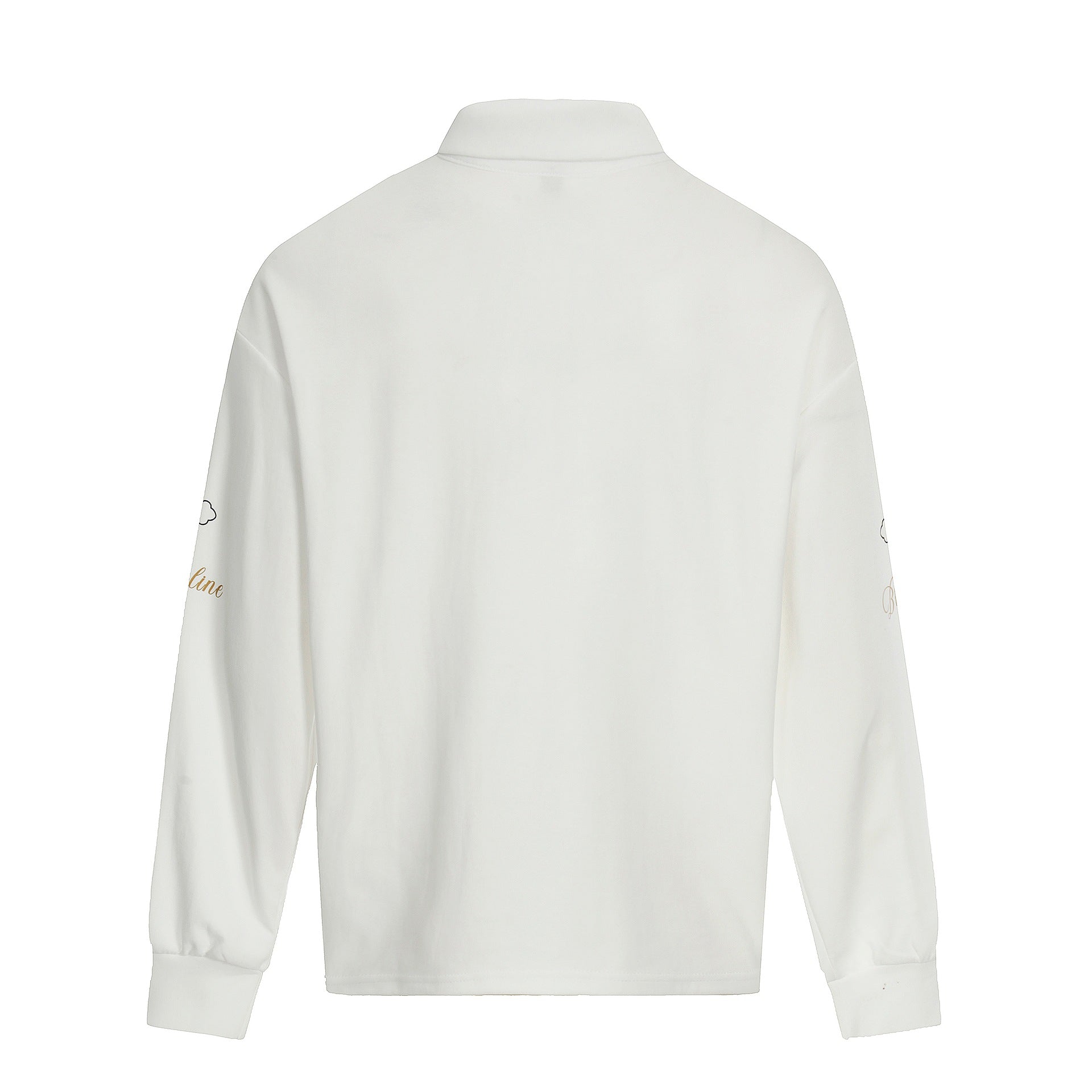 Unisex rugby polo shirt with kent collar, logo prints and oversized cut Chichicherry