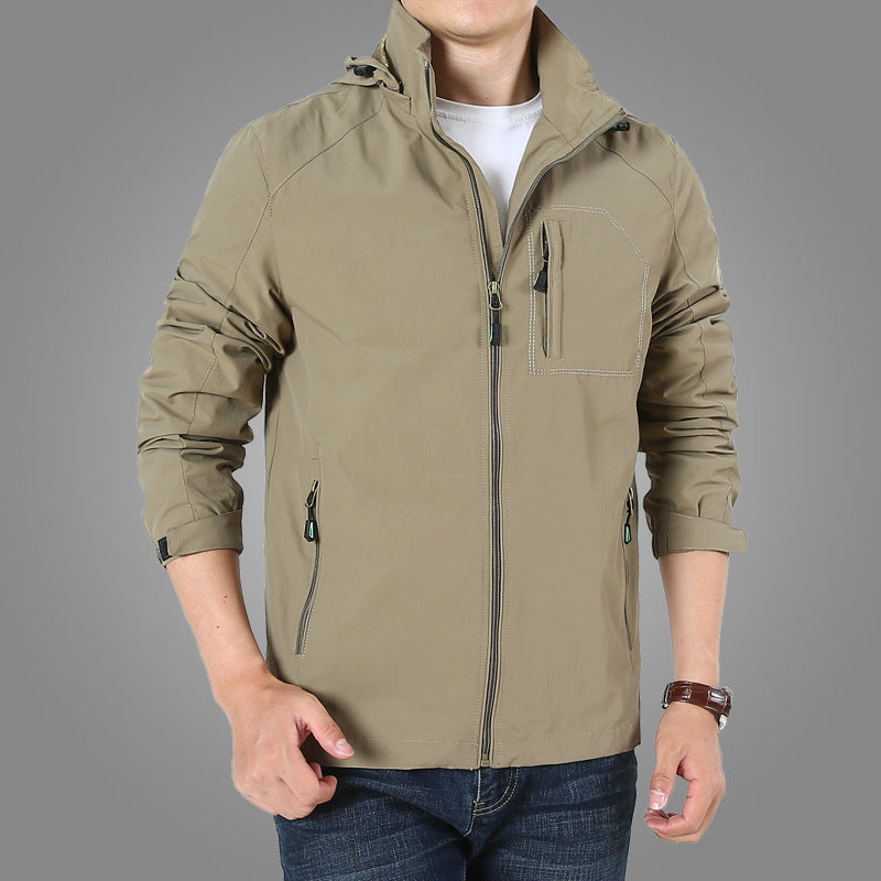 Men's lightweight breathable field parka with mesh lining and hood Chichicherry