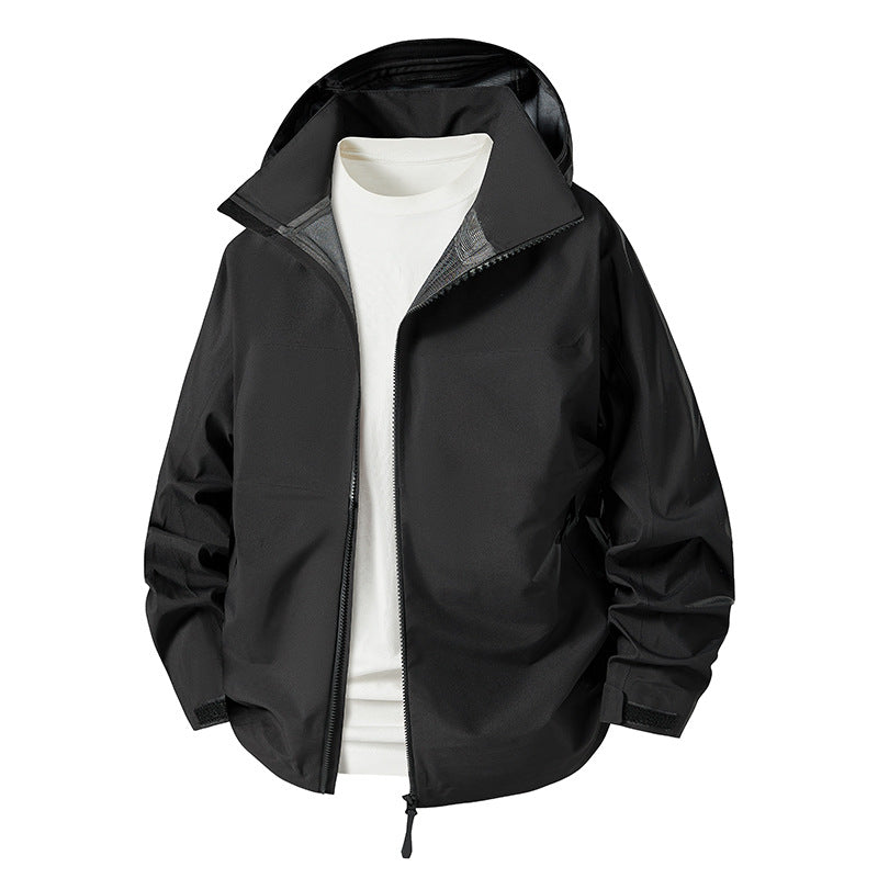 Women Water-repellent Breathable Hooded Jacket with Adjustable Cuffs Chichicherry