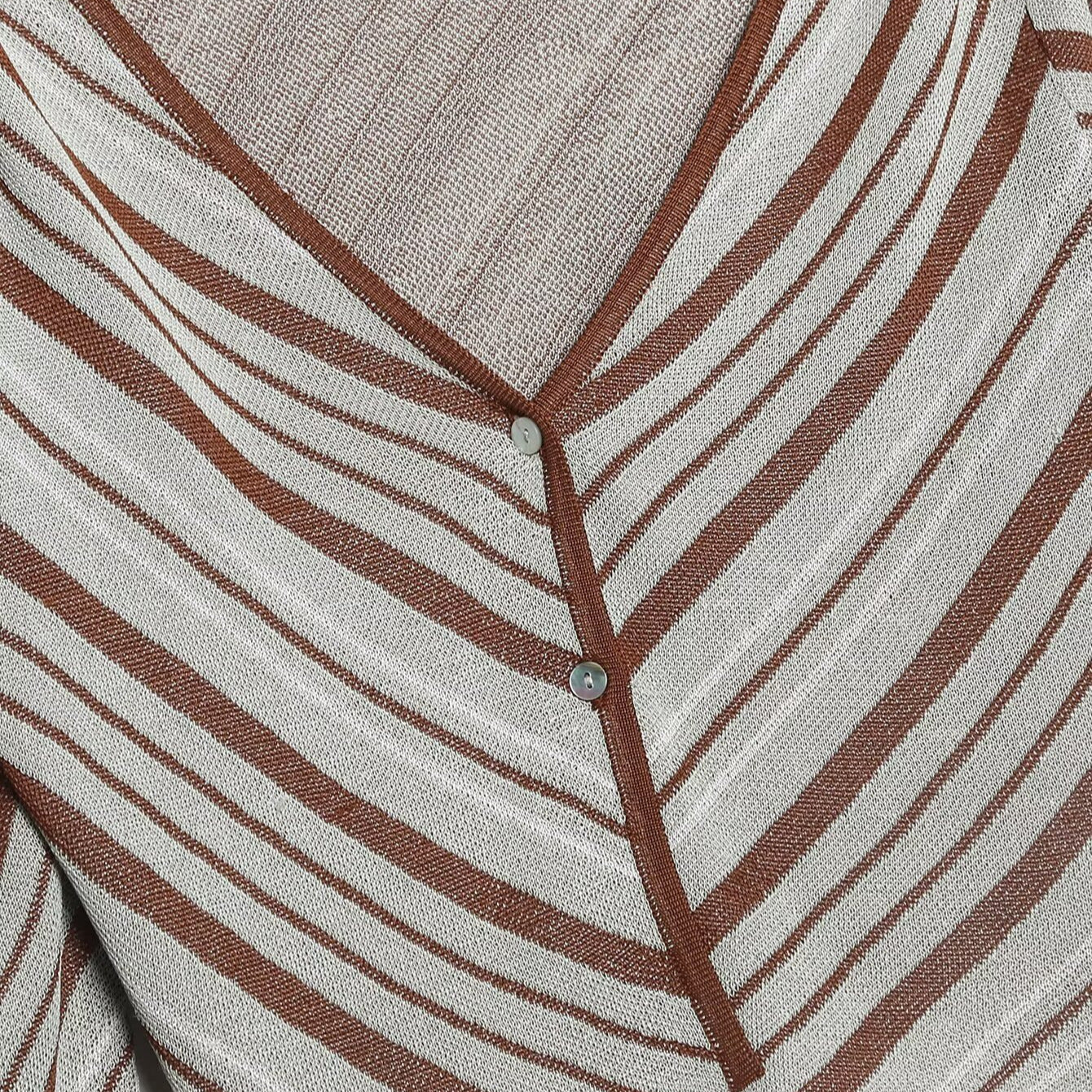 Women's short-cut cardigan with extra long sleeves and diagonal pattern Chichicherry