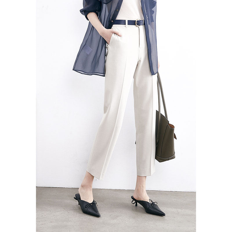 Ladies Elegant High-Waisted Suit Pants Chichicherry