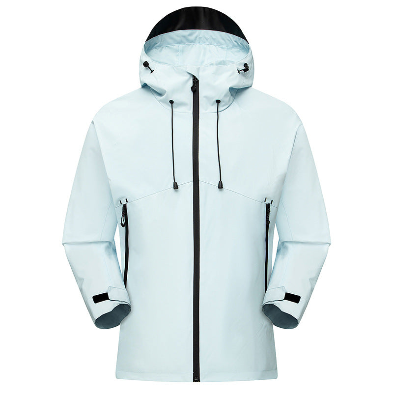 Men's Waterproof High-Visibility Shell Parka with Breathable Membrane, Adjustable Hood and Ventilation Chichicherry
