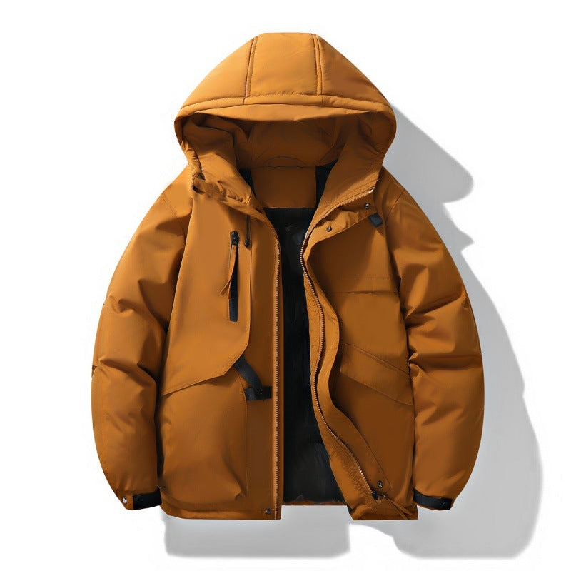 Men's Insulated Parka Jacket with Hood Chichicherry