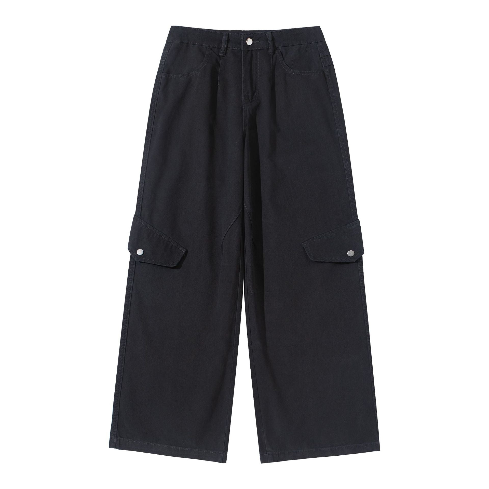 Women's cargo culotte with high waist, wide leg, and flap pockets Chichicherry