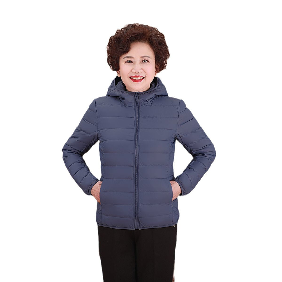 Women's Lightweight Quilted Hooded Jacket with Straight Cut and Comfort Insulation Chichicherry