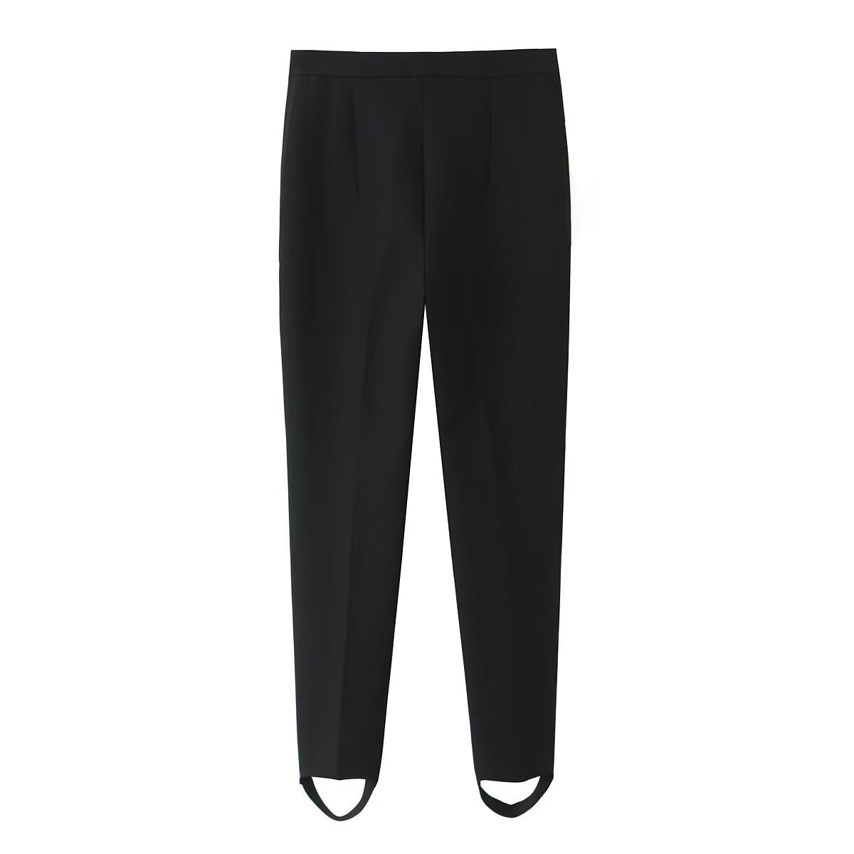 Ladies tailored suit trousers with crease and ankle strap Chichicherry