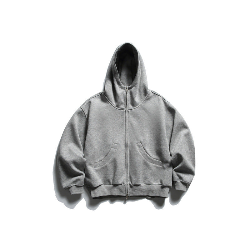 Unisex Oversize Zip-Hoodie with high collar and kangaroo pockets Chichicherry