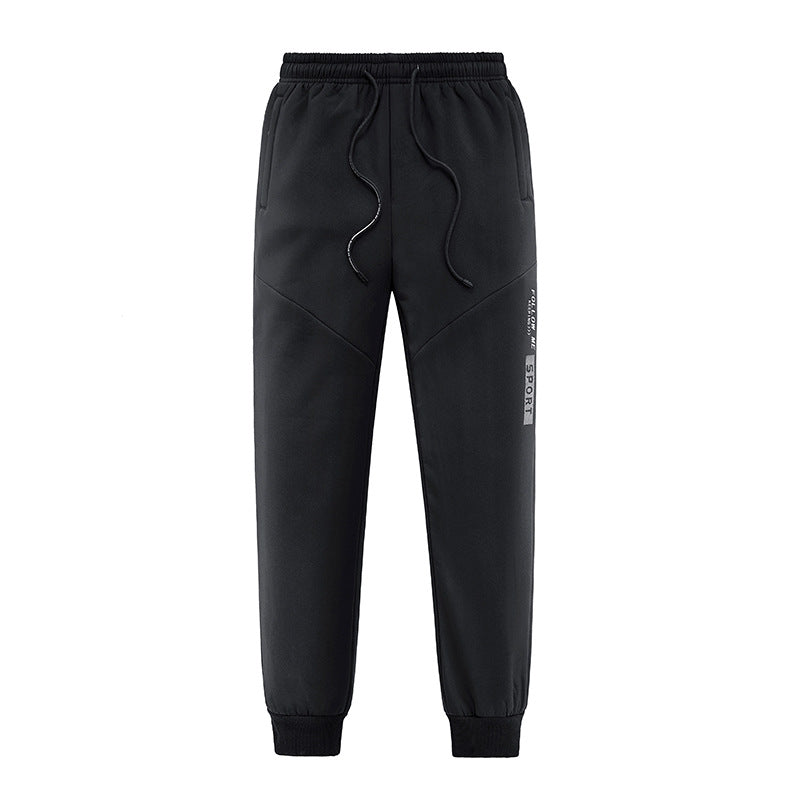 Men's Sportive Jogging Pants in Tapered Fit with Drawstring and Elastic Cuffs Chichicherry