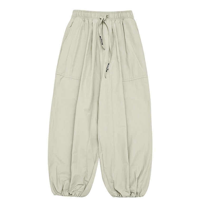 Unisex balloon pants with drawstring, elastic cuffs and relaxed fit Chichicherry