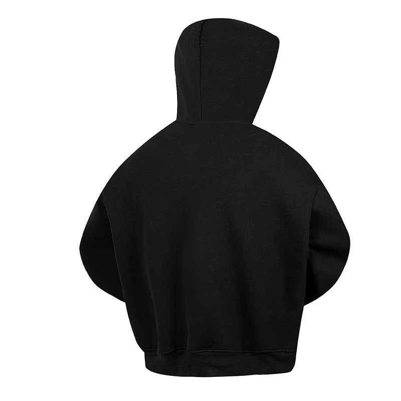 Men's Oversized Hoodie with Kangaroo Pocket and Raglan Sleeves Chichicherry