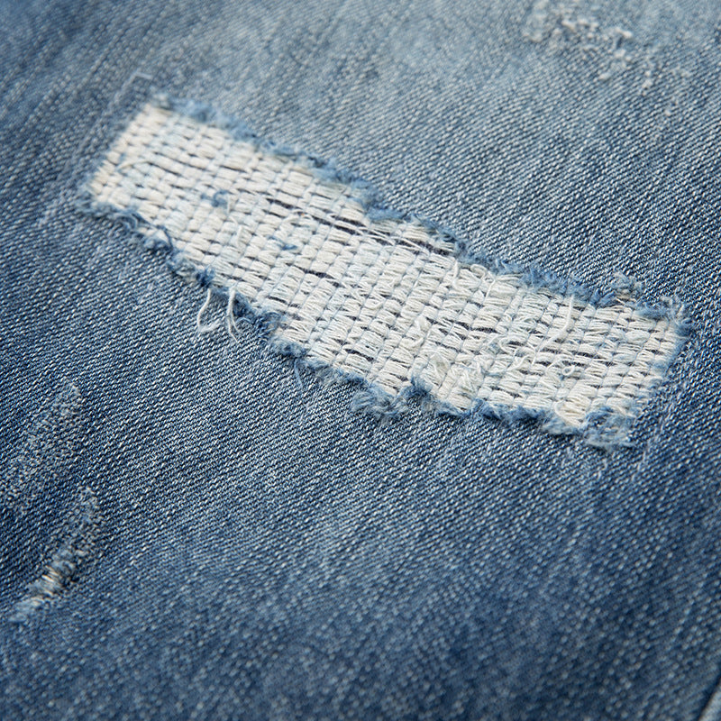 Women's baggy jeans with a high waist, relaxed fit, and destroy details Chichicherry