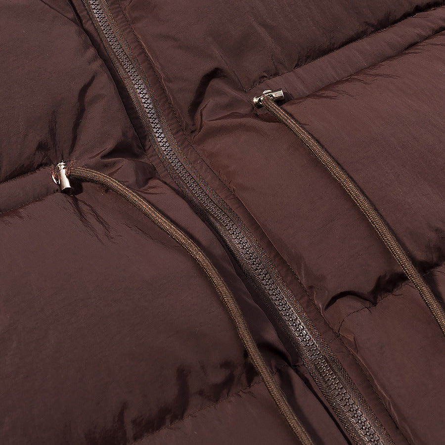 Women's padded puffer jacket with hood, adjustable drawstring and two-way zipper Chichicherry