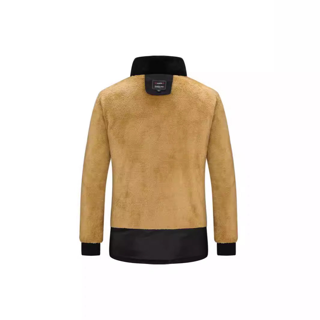 Men's thermo parka with cuddly teddy inner lining and windproof outer shell Chichicherry