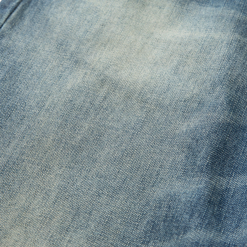 Women's Wide High-Waist Relaxed Denim Jeans with Used Look Chichicherry